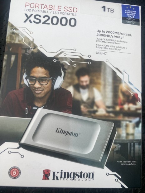 Eladó külső 1TB Kingston SSD!