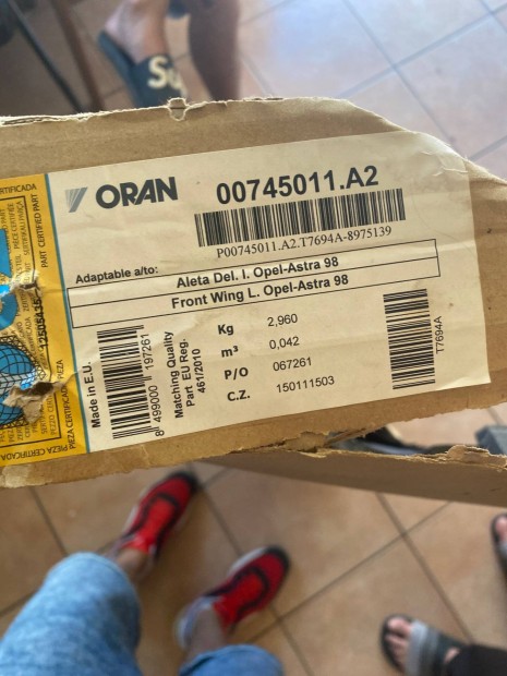 Elado magyarkeszin opel g astra baloldali sárvédő vadonat uj ára 23000