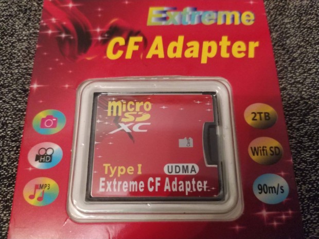 Elad microsd compact flash adapter rgebbi fnykpezkhz, kamerkhoz