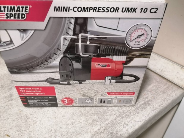 Elad mini compresszor 12 v szivargyjt csatlakozval