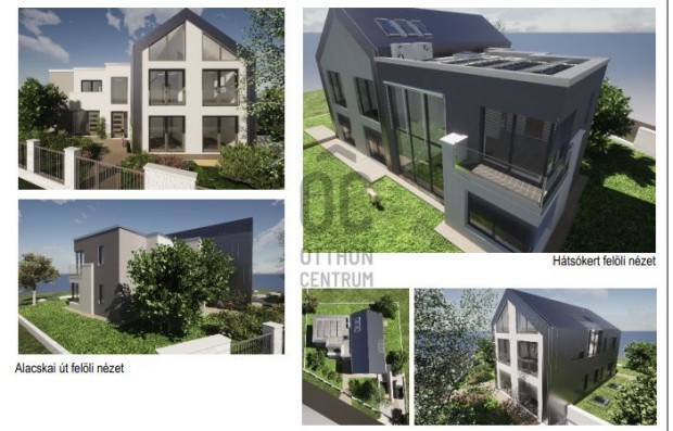 Elad� modern, h�romlak�sos csal�di h�z Alm�skertben  50% k�sz�lts�gi