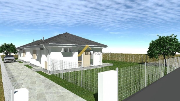 Eladó nappali+2 szobás,60m2-es,ikerházi lakások az Olad Platón