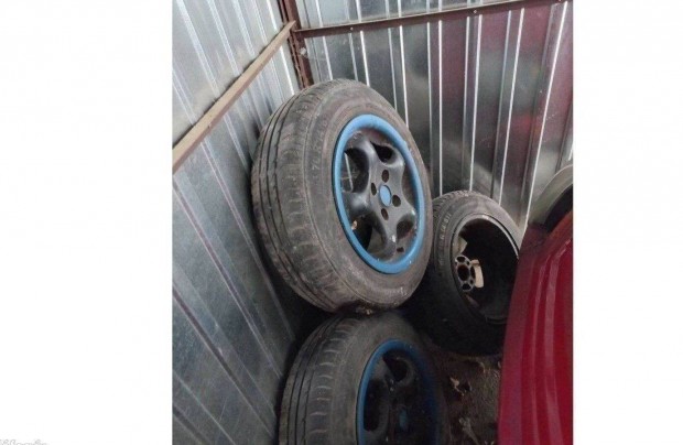 Eladó olcsóbban 4 db Daewoo lanos alu felni gumival