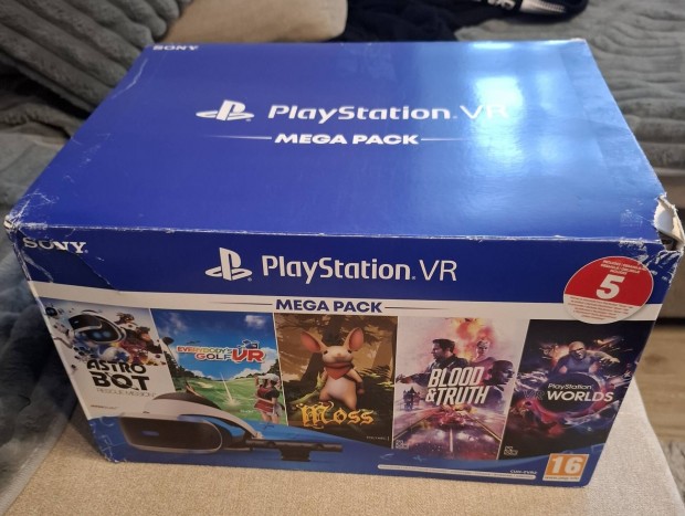 Elad playstation vr szemveg tartozkokkal 