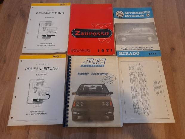 Elad rgi auts fzet csomag (Opel, Fiat, Lada)