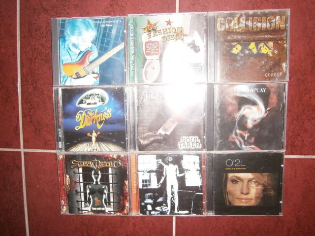 Elado rock cd lemezek