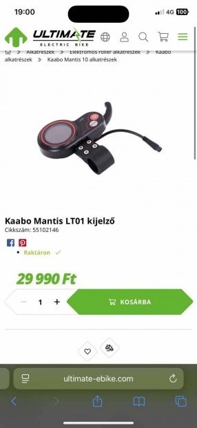 Elad roller kperny