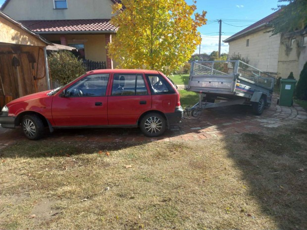 Eladó suzuki személygépkocsi és utánfutó