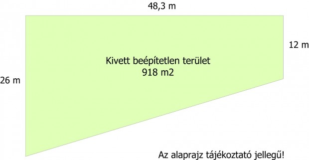 Elad telek Koronc csendes utcjban