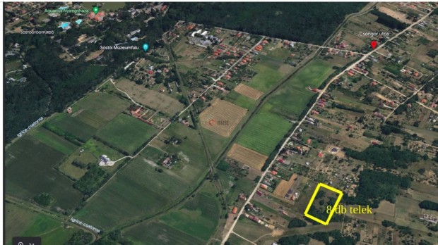 Eladó telek, Nyíregyháza Nyírszőlős, Csongor utca, 100000000 F 812_ahi