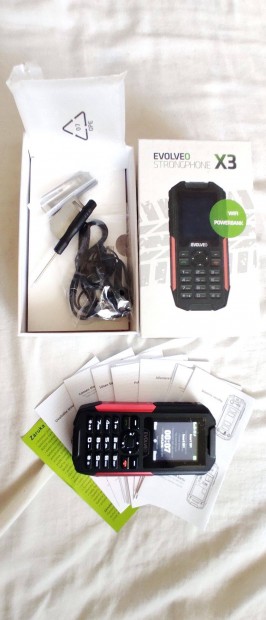 Elad teljesen j Evolveo Strongphone X3 Strapa Mobil ingyen postval