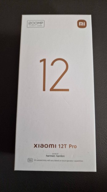Elad teljesen j Xiaomi 12T Pro 8Gb/256Gb fekete