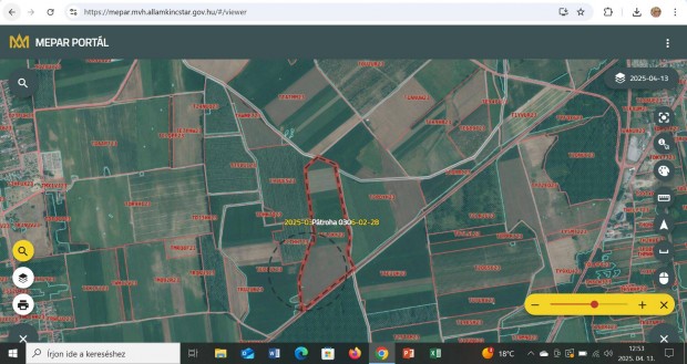 Eladó termőföld Pátroha - tulajdonostól