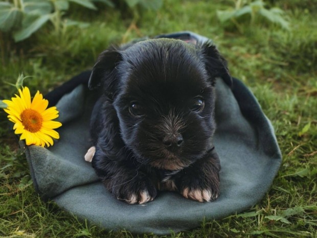 Elad trzsknyves yorki yorkshire terrier Black kisfi