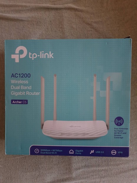 Elad tp-link ac1200 wifis router 2csatorns