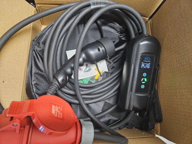 Elad j 10m EVSE EV tlt Type 2 3 fzis (11KW) 8-16A +fali tart