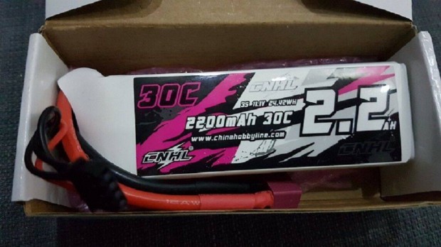 Elad j 2200mAh Cnhl 3S 11.1V 30C Lipo Battery T Plug