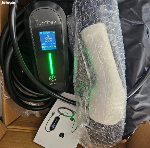 Eladó új 3,5m EVSE EV töltő Type 2 1 fázis (3, 6kw) 8-16A