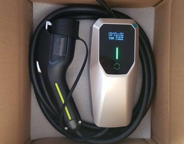 Eladó új 4 méteres EVSE EV töltő Type 1 1 fázis (3, 6kw) 6-16A EU dugó