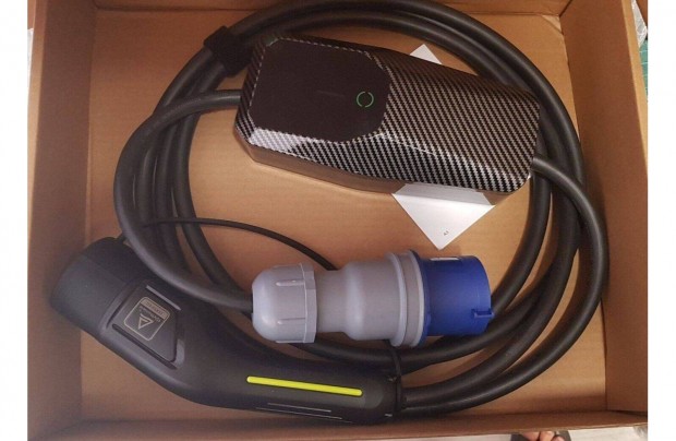 Eladó új 4m EVSE EV töltő Type 2 1 fázis (7,2kw) 6-32A elektromos járm