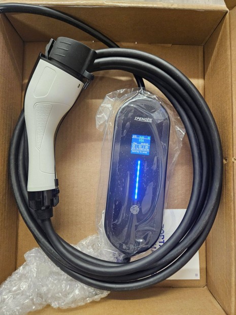 Eladó új 5m EVSE EV töltő Type 1 1 fázis (3,6kw) 8-16A EU dugó