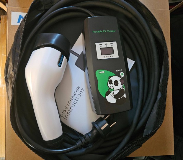 Elad� �j 5m EVSE EV t�lt� Type 2 1 f�zis (3,5kw) 6-16A +t�ska