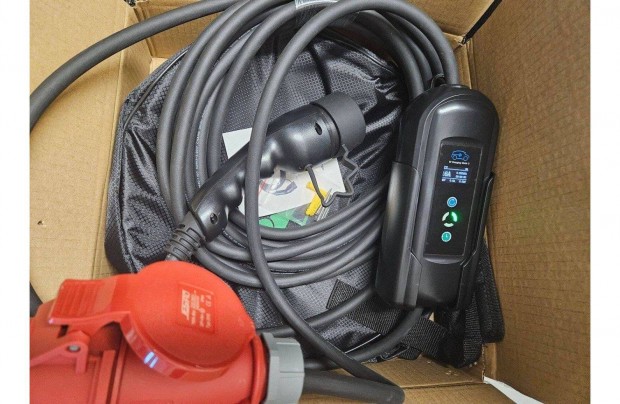 Elad j 5m EVSE EV tlt Type 2 3 fzis (11KW) 6-16A +fali tart