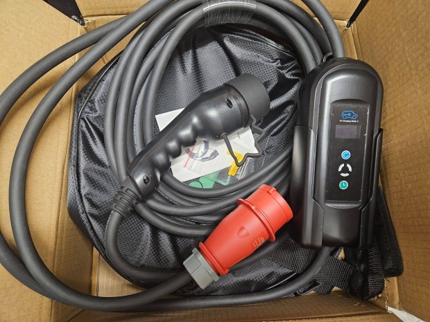 Elad j 5m EVSE EV tlt Type 2 3 fzis (11KW) 6-16A +fali tart s t