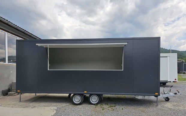 Eladó új 6m Büfékocsi Food Truck - Food Trailer