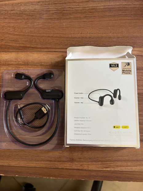 Eladó új BL09 bluetooth fülhallgató - fekete