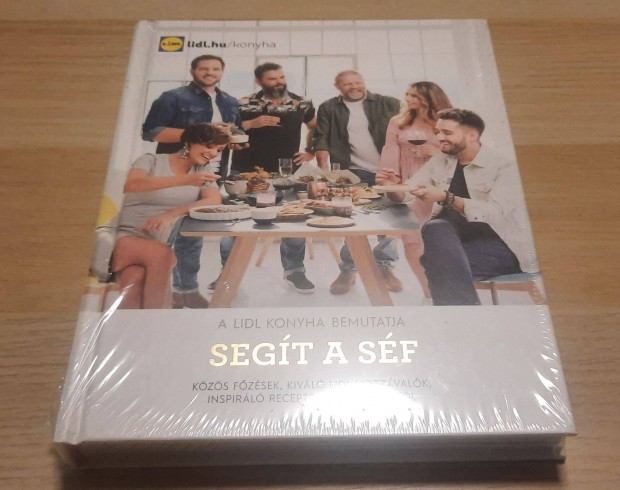 Eladó új Fóliás Szél Tamás által írt Segít a séf című szakácskönyv