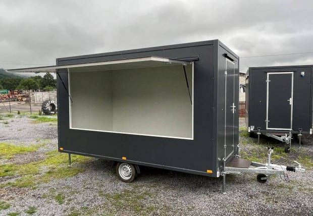 Eladó új Food Truck Büfékocsi 4m- 1350kg