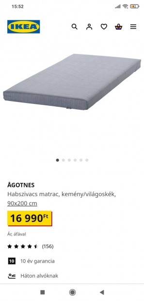 Elad j IKEA Agotnes matrac