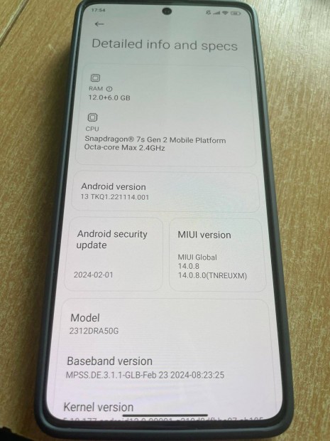 Elad j Xiaomi Redmi Note 13 Pro 5G 12/512