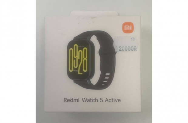 Eladó új, bontatlan Redmi Watch 5 Active / 12 hónap jótállással!