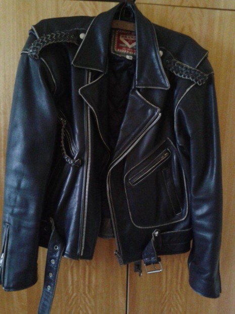 Eladó új állapotú eredeti Brando bőr motoros kabát dzseki