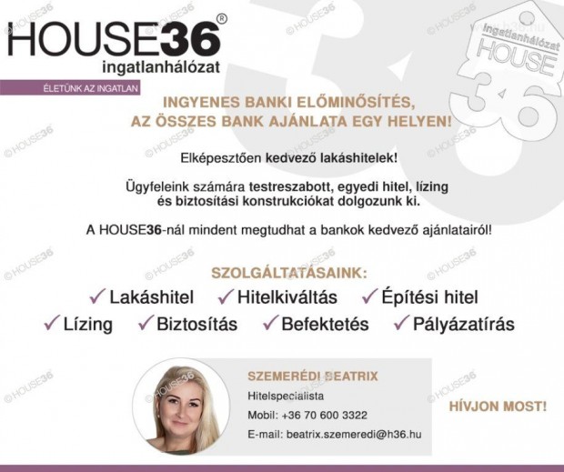 Elad� �j �p�t�s� csal�di h�z Kerekegyh�z�n!