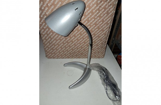 Eladó új szűrke színű asztalai lámpa porcelán foglalattal