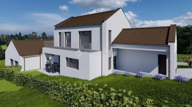 Elad� �j�p�t�s� f�ldszintes ikerh�z Veresegyh�zon, Hegyekben