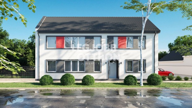 Elad� �j�p�t�s� kulcsrak�sz f�ldszinti lak�s Cegl�d belv�ros�ban (I3)