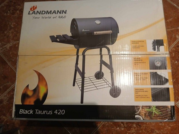 Eladó vadonatúj Landmann Black Taurus 420 típusú grillsütőő