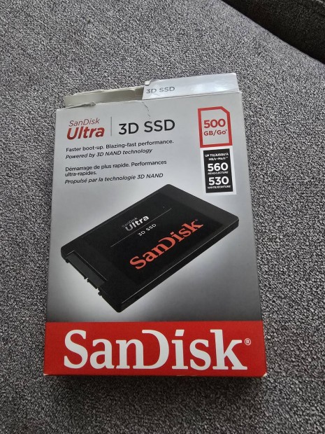 Elad vadonatj Sandisk Ultra 3D SSD 500Gb