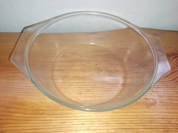 Eladó vastagfalú üveg tál 30X10cm Zalaegerszegen