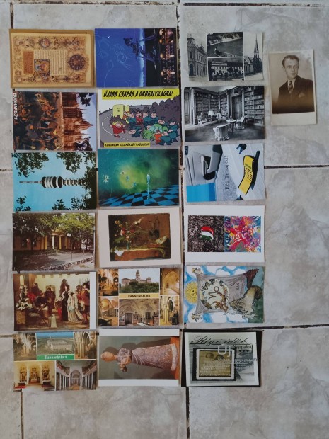 Elad vintage magyar s klfldi postatiszta kpeslap