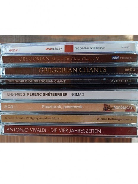 Eladó zenei CD-k, szép állapotban