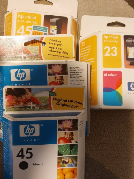 Eladók eredeti HP és Epson festékpatronok HP 23 és 45, lejárt