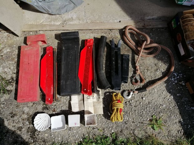 Elakadsjelz hromszg + vontat ktl ,Biztonsgi szett