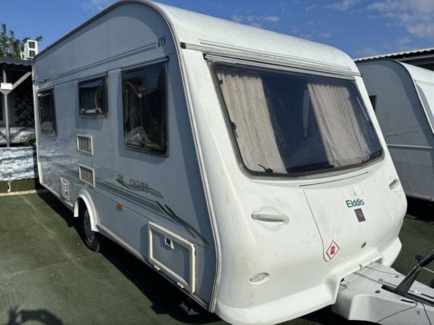 Elddis Crown 475 csaldi lakkocsi, friss vizsga s trs az rban