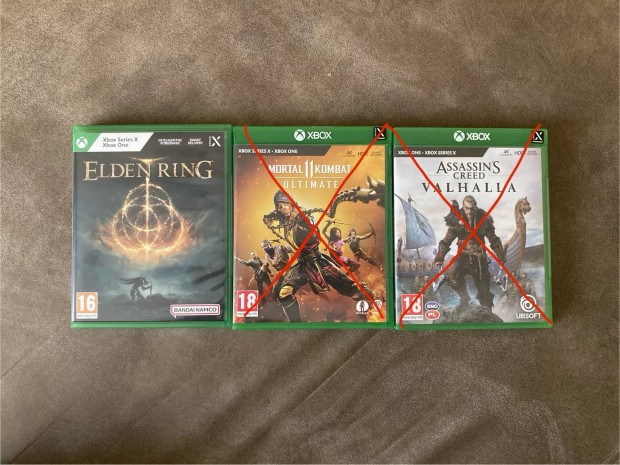 Elden Ring, Mortal Kombat 11, Assansins Creed Valhalla Xbox jtekok