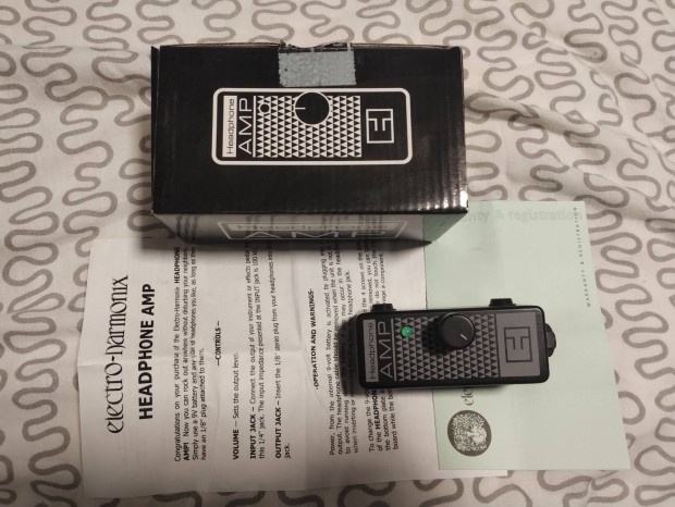 Electro Harmonix headphoneamp gitr/basszus fejhallgat erst